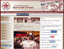 Tablet Screenshot of nwosportshalloffame.com